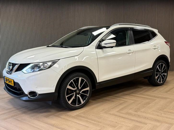 Nissan Qashqai 1.2 Tekna AUTOMAAT PANO NAVI 360CAM LEDER CLI, Auto's, Nissan, Bedrijf, Te koop, Qashqai, 360° camera, ABS, Achteruitrijcamera