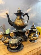 Mooie tinnen kraantjeskannen en schenkkan met toebehoren!, Antiek en Kunst, Ophalen of Verzenden