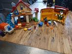 123 playmobil, huis, boerderij en vuilnisauto, Kinderen en Baby's, Speelgoed | Playmobil, Ophalen of Verzenden, Zo goed als nieuw