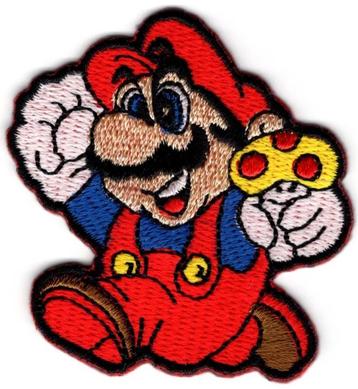 Super Mario stoffen opstrijk patch embleem #1 beschikbaar voor biedingen