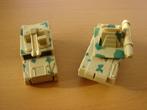 2x leger camouflage tanks   Ze zijn ongeveer 10 cm, Ophalen of Verzenden, Gebruikt