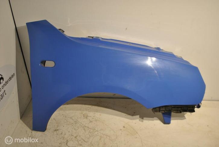 Rechter voorscherm blauw Vw Lupo • ('98-'05) 6E0821226B, Auto-onderdelen, Carrosserie en Plaatwerk, Volkswagen, Gebruikt, Ophalen of Verzenden