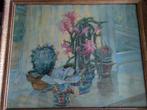 Schilderij met cactussen A Gasteiger, Antiek en Kunst, Kunst | Schilderijen | Klassiek, Ophalen of Verzenden