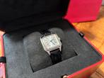 Cartier Santos-Dumont SM - Prachtig Horloge, Leer, Staal, Polshorloge, Zo goed als nieuw