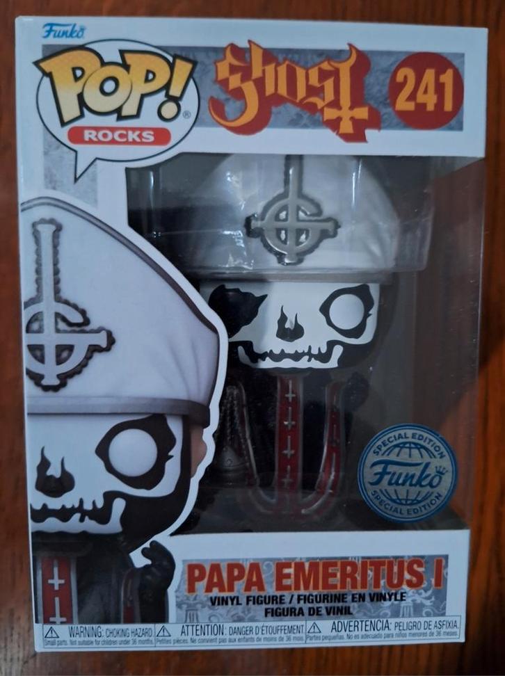 Funko rocks pop Ghost Papa Emeritus diverse, Verzamelen, Poppetjes en Figuurtjes, Zo goed als nieuw, Ophalen of Verzenden