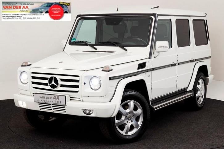 Mercedes-benz G-KLASSE 500 LANG V8 5.5 Automaat 4X4 Lang  Yo, Auto's, Mercedes-Benz, G-Klasse, 4x4, ABS, Airbags, Airconditioning