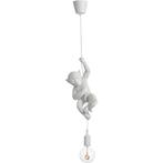 Hanglamp Monkey / aap wit, Nieuw, Kunststof, Ophalen of Verzenden, 75 cm of meer