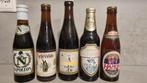 Set vintage bieren - Thema 'Leider' - <'86-'91, Verzamelen, Biermerken, Ophalen of Verzenden, Zo goed als nieuw, Flesje(s), Overige merken