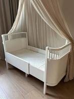 Sebra Kili Doorgroeibed - Wit, 70 tot 85 cm, Zo goed als nieuw, Lattenbodem, 140 tot 160 cm