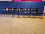 22 koppelbare vergaderzaal wachtruimte stoelen, Huis en Inrichting, Stoelen, Ophalen, Gebruikt, Bruin, Vergader / wachtkamerstoel
