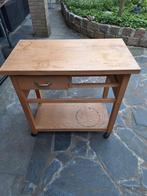gratis ophalen: sidetable op wieltjes, Huis en Inrichting, Ophalen, Gebruikt, 100 tot 150 cm, 25 tot 50 cm
