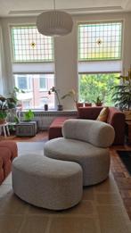 Homestock ronde fauteuil - Wit - ALS NIEUW, Ophalen, 75 tot 100 cm, Zo goed als nieuw, 75 tot 100 cm