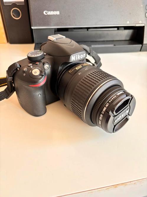 Nikon D3200 + 18-55mm VR lens - Zeer Goede Staat, Audio, Tv en Foto, Fotocamera's Digitaal, Zo goed als nieuw, Spiegelreflex, Nikon