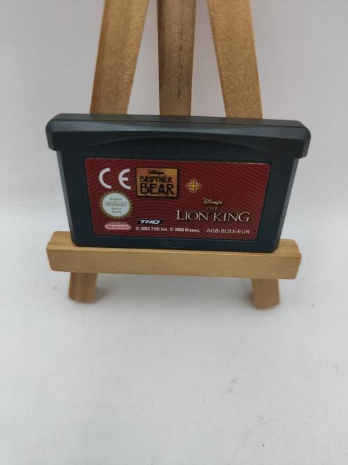 Brother Bear + The Lion King Gameboy Advance, Spelcomputers en Games, Games | Nintendo Game Boy, Zo goed als nieuw, Ophalen of Verzenden