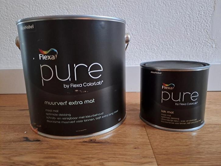 Flexa Pure Muurverf & Lak Real Red Terra, Doe-het-zelf en Verbouw, Verf, Beits en Lak, Nieuw, Verf, Minder dan 5 liter, Oranje