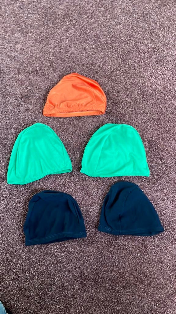 5 badmutsen, Ophalen of Verzenden, Zo goed als nieuw, Jongetje of Meisje, Zwem-accessoire