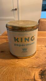 Vintage King pepermunt blik, Verzamelen, Blikken, Ophalen of Verzenden, Gebruikt, Overige