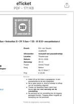 3 tickets Erik van Sauers, Baarn 9 januari, Drie personen of meer, Januari