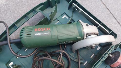 Bosch PWS 9-125 CE haakse slijper, Doe-het-zelf en Verbouw, Gereedschap | Slijpmachines, Gebruikt, Haakse handslijpmachine, Ophalen of Verzenden