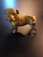 Gedetailleerd brons beeldje bulldog, Ophalen of Verzenden, Brons