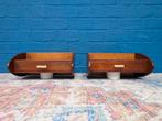 2x vintage hangende nachtkastjes, Deens, jaren 60, Ophalen of Verzenden, Huis en Inrichting