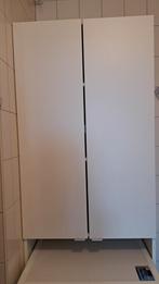 Witte Badkamerkast - Praktisch en Stijlvol, Ophalen, (Half)hoge kast, 100 tot 150 cm, 50 tot 100 cm