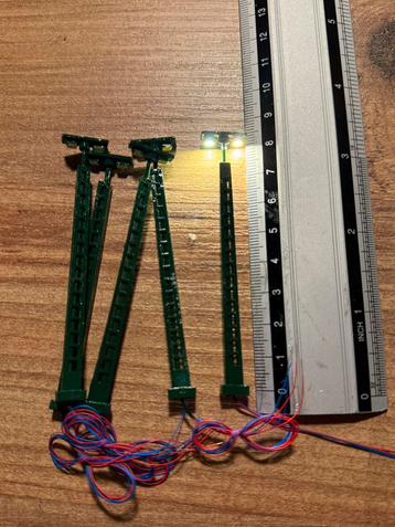 Lantaarnpalen | N spoor | 8.5cm | 5stk beschikbaar voor biedingen