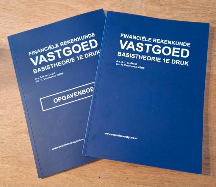 Financiële Rekenkunde Vastgoed + Opgavenboek HBO, Boeken, Studieboeken en Cursussen, Nieuw, HBO, Beta, Ophalen of Verzenden