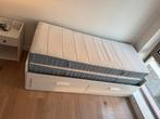 IKEA BRIMNES BEDBANK UITSCHUIFBAAR - WIT, Ophalen, Wit, Tweepersoons, Zo goed als nieuw