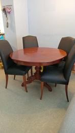 Tafel te koop  + 4 grátis stoelen, Ophalen, Gebruikt, Barok clasic stijl, Minder dan 4 stoelen