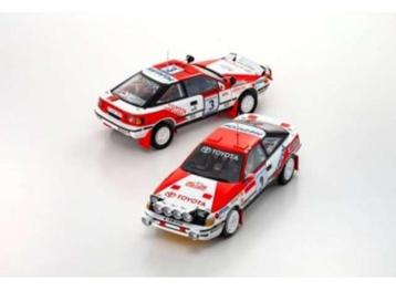 KYOSHO 1:18 1990 TOYOTA CELICA GT FOUR SAFARI #3 RED/WHITE