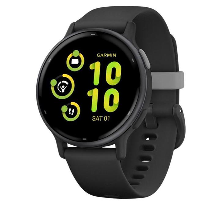 GARMIN vivoactive 5 Music Zwart factuur + Garantie, Sieraden, Tassen en Uiterlijk, Smartwatches, Nieuw, Android, Zwart, Slaap