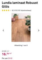 Lundia laminaat robuust Gillis nieuw in verpakking, Ophalen, Nieuw, Bruin, 10 tot 25 m²