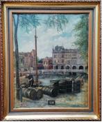 ROTTERDAM *de KOLK*OLIEVERF op DOEK zoekt PASSENDE HANGPLEK, Antiek en Kunst, Kunst | Schilderijen | Klassiek, Verzenden