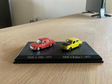 Te koop set Simca 1000 en 1000 Rallye 2 1:87 beschikbaar voor biedingen