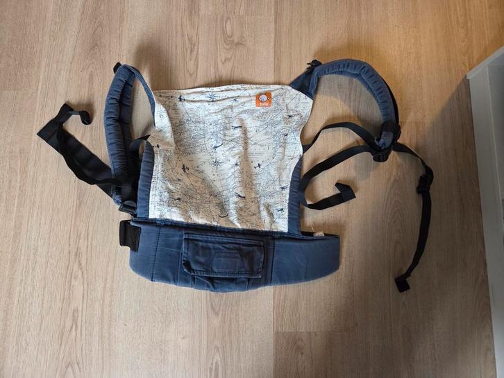 Tula Navigator Toddler Draagzak - Landkaart Print, Kinderen en Baby's, Babydragers en Draagdoeken, Gebruikt, Draagzak, Buik of Rug