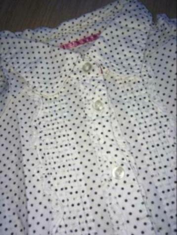 TOM DU Lieve roezel polkadot blouse ' Monika ', mt 164 170 beschikbaar voor biedingen