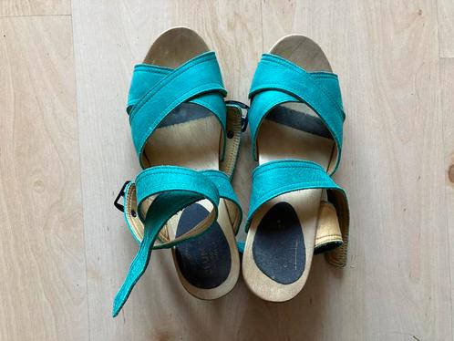 Clumpy Tess, klompsandaal met sleehak 39, Kleding | Dames, Schoenen, Zo goed als nieuw, Sandalen of Muiltjes, Overige kleuren
