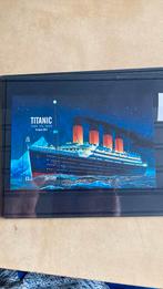 Jersey blok &9 schepen titanic  post fris/703a, Postzegels en Munten, Ophalen of Verzenden