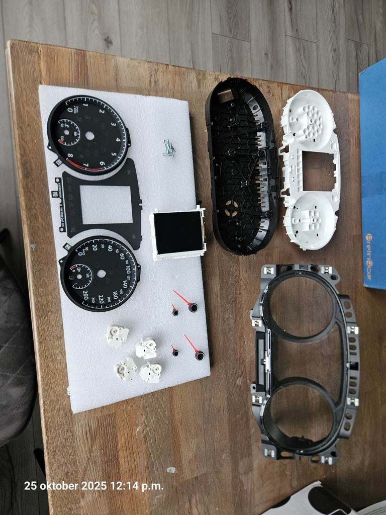 Volkswagen Golf 7 Tellerklok Instrumentenpaneel, Ophalen of Verzenden, Gebruikt, Volkswagen