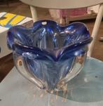 Zware Murano vaas blauw