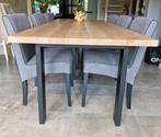 6 eetkamerstoelen, Huis en Inrichting, Stoelen, Ophalen, Gebruikt, Vijf, Zes of meer stoelen, Stof