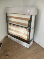 Opklapbed, logeerbed 90x200 - nieuw, 90 cm, Eenpersoons, Zwart, Nieuw