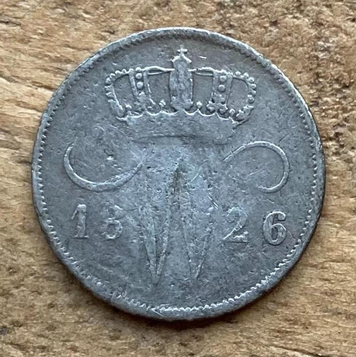 10 cent 1826 Utrecht Willem I, Postzegels en Munten, Munten | Nederland, Losse munt, 10 cent, Koning Willem I, Zilver, Ophalen