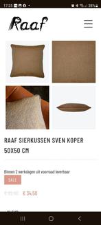 Raaf kussen 50cmx50cm als nieuw, Huis en Inrichting, Woonaccessoires | Kussens, Ophalen of Verzenden, Zo goed als nieuw