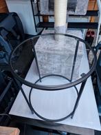 Stijlvolle Salontafel met Glazen Blad nieuw, Huis en Inrichting, Minder dan 55 cm, Rond, Nieuw, Glas