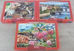 Diverse *** PUZZELS CASTORLAND *** 3 stuks, Ophalen of Verzenden, 500 t/m 1500 stukjes, Zo goed als nieuw, Legpuzzel