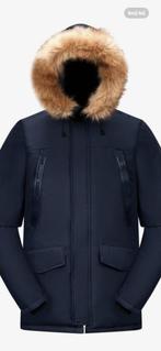 Neiuwe Ballin donker blauwe parka winterjas Xl., Kleding | Heren, Jassen | Winter, Ophalen of Verzenden
