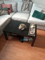 Zwart tafeltje, gratis af te halen, Gebruikt, 50 tot 100 cm, Minder dan 50 cm, Rechthoekig