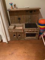 Speelkeuken van steigerhout, Ophalen, Zo goed als nieuw, Hout, Speelkeuken